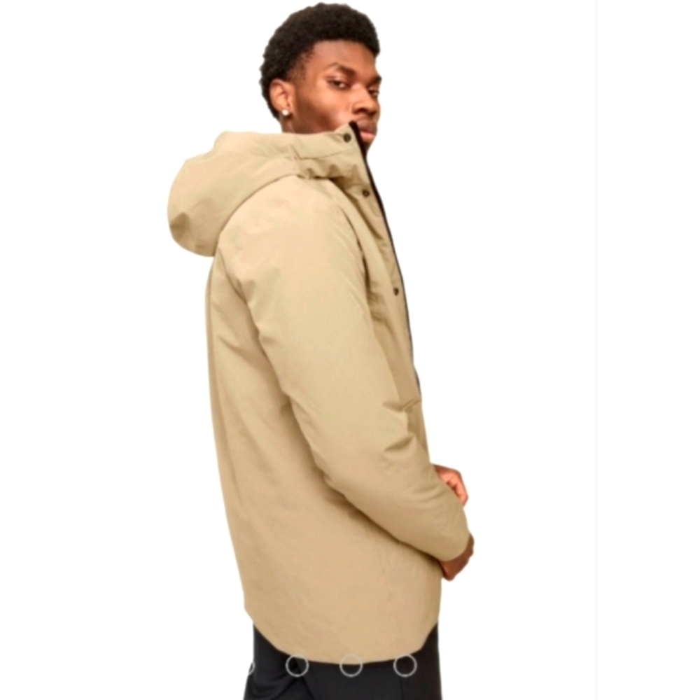 Jack & Jones Jacket, Hood, Front Snaps & Zipper, Snap Cuffs, Quilted Lining, NEW